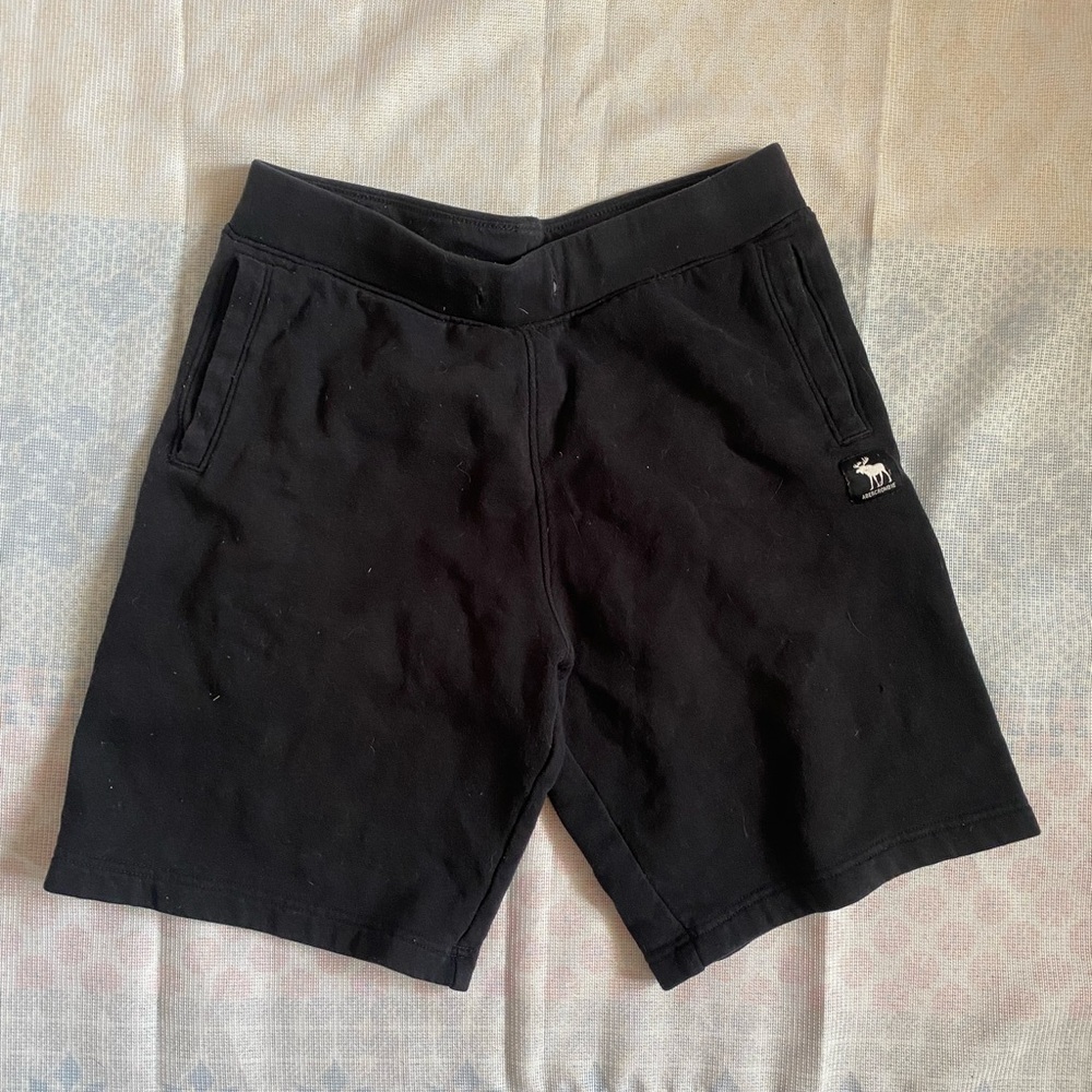 Abercrombie Kids Black Athletic Shorts